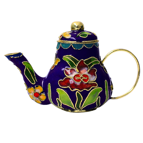 Teekanne S 0344 blau - zum Schließen ins Bild klicken